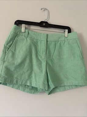 J. Crew Mint Green Tailored Bermuda Shorts
